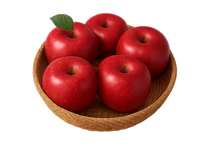 사과(홍로) 1개